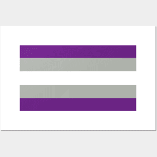 Flag of Gray Asexual Posters and Art